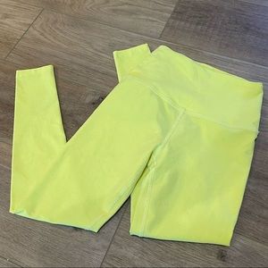 Beyond yoga legging - neon yellow